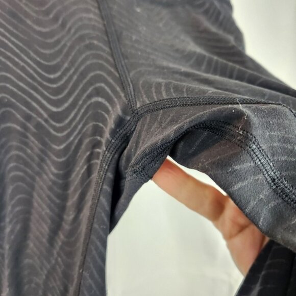 Lululemon Align High-Rise Pant 25  Aqueous Emboss Black size 2 in EUC - Picture 7 of 11